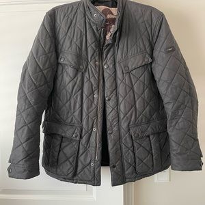 Barbour Men’s Size L Quilted Waxed Coat